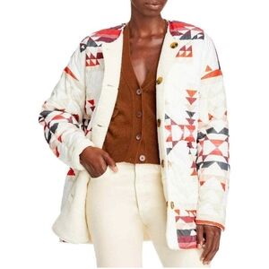Pendleton Multicolor Geometric Teddy Jacket